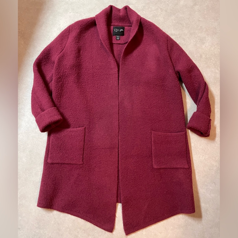 RD Style Raspberry Open Front Coat. Medium
Perfect for spring! - Picture 7 of 7